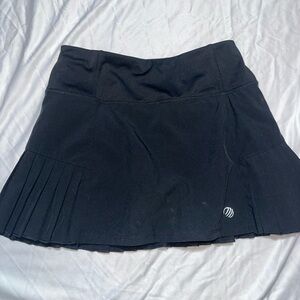 MPG Black Mini Skirt with Pleats